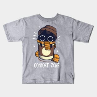 Coffee is my Comfort Zone Kids T-Shirt